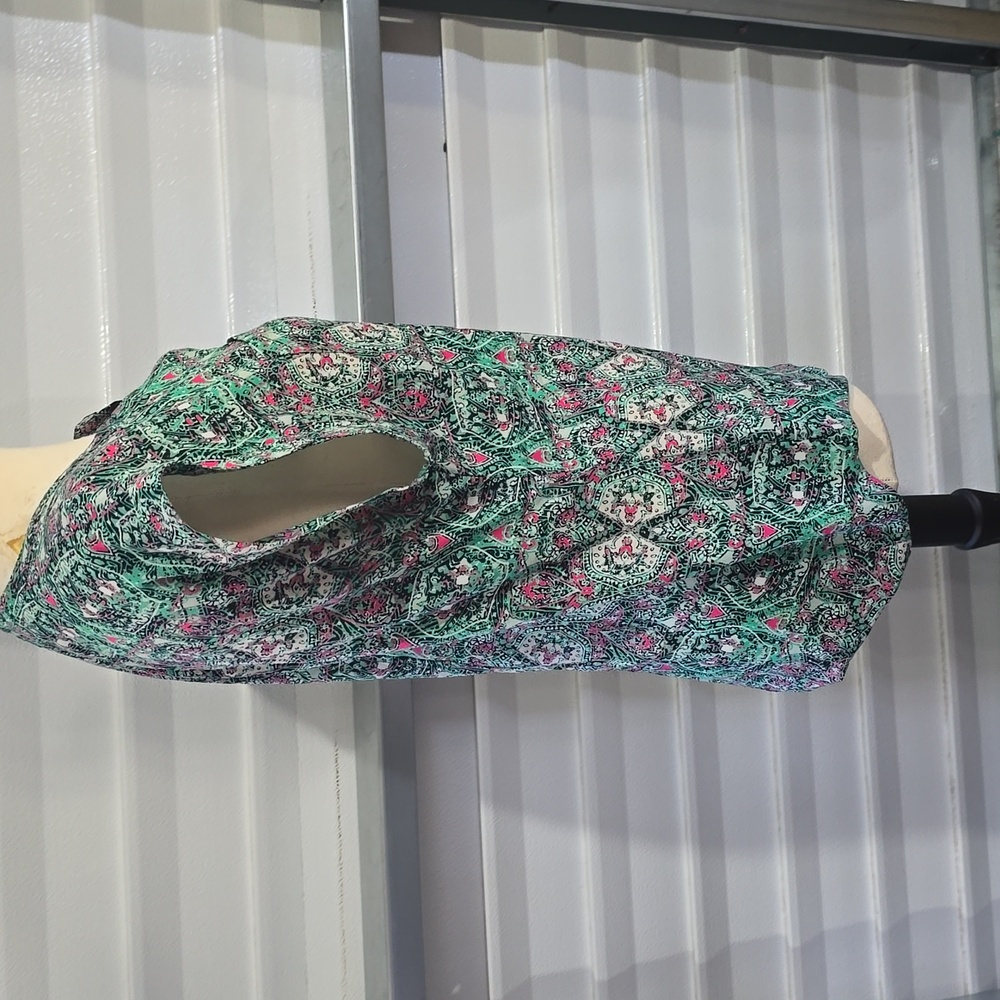 Van Heusen Multicolor Patterned Button Down Blous… - image 4